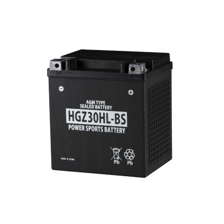 NBS HGZ30HL-BS ハーレー用バッテリー 高性能ドライバッテリー AGMバッテリー