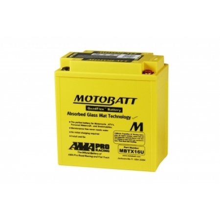 MOTOBATT MBTX16U バイク用バッテリー 高性能ドライバッテリー