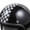 ヘルメット スモールジェット　タイプB　ブラック/ホワイト A-611C