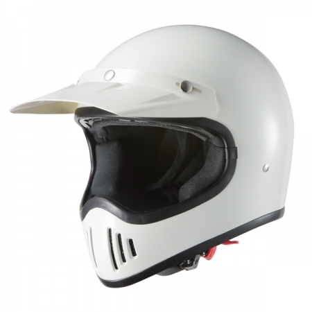 ヘルメット　ビンテージフルフェイス　A-728　ホワイト　XLサイズ