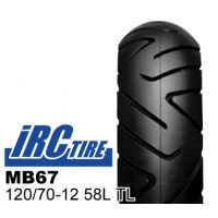 IRC MB67 120/70-12 58L TL